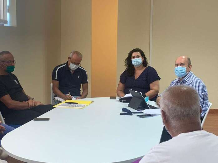 Reunión de la nueva Mesa de Negociación del Ayuntamiento de Telde (Foto TA)